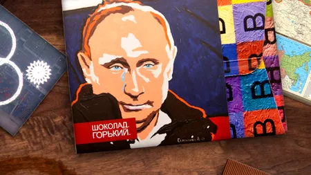 Imagini cu Putin, pe ambalajul unor ciocolate produse la Sankt Petersburg