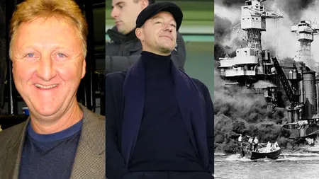 7 Decembrie, calendarul zilei: Larry Bird împlinește 69 de ani, John Terry 45. Ziua Pearl Harbour