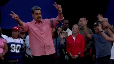 Maduro a fredonat piesa „Imagine” a lui John Lennon la un miting. Între timp, navele de război americane patrulează apele Venezuelei