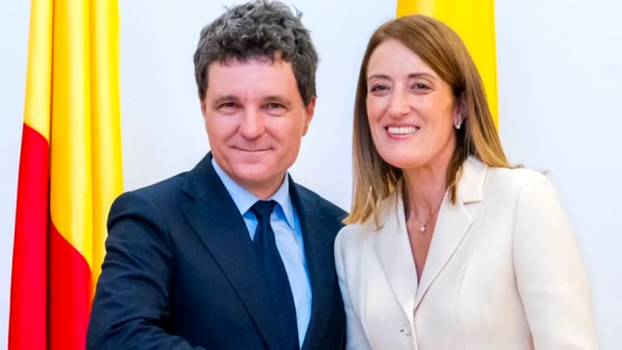 Șefa Parlamentului European, mesaj de SUSȚINERE pentru Nicușor Dan după o întâlnire informală la București: „Împreună pentru România”