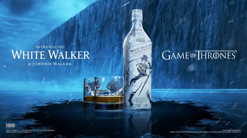 IARNA SE APROPIE. Casele Stark, Targaryen, Lannister și Baratheon, incluse într-o SERIE LIMITATĂ de whiskey