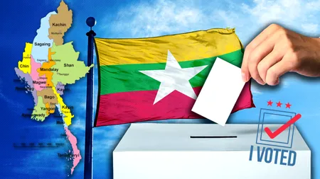 La 5 ani de la lovitura de stat, junta militară organizează alegeri în Myanmar. Pe buletinele de vot predomină un partid militarist