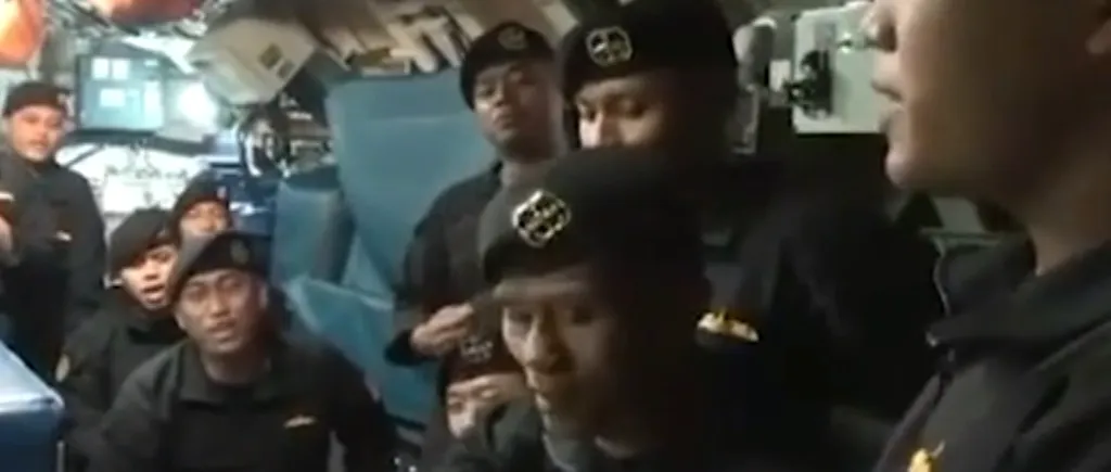 Ultimele imagini din submarinul scufundat în Bali: Membrii echipajului cântau „Sampai Jumpa” sau cântecul de „La revedere” - VIDEO