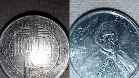 Îți mai amintești de moneda de 1.000 de lei din 2001? Cu cât se vinde, acum, în 2025