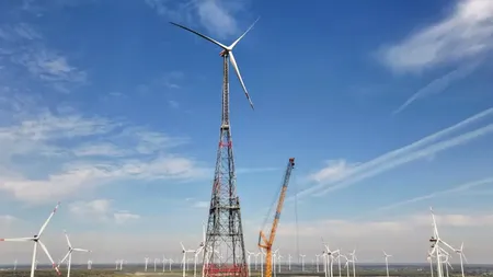 Germania a ridicat cea mai înaltă turbină eoliană din lume. Depășește turnul Eiffel și își propune să genereze o cantitate uriașă de energie
