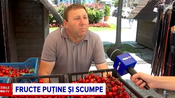 Fructe mai puține și mai scumpe. Cât au ajuns să coste cireșele, caisele și vișinele în piețe
