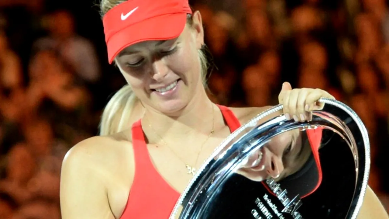 Maria Sharapova, lovitura lunii ianuarie în tenisul feminin