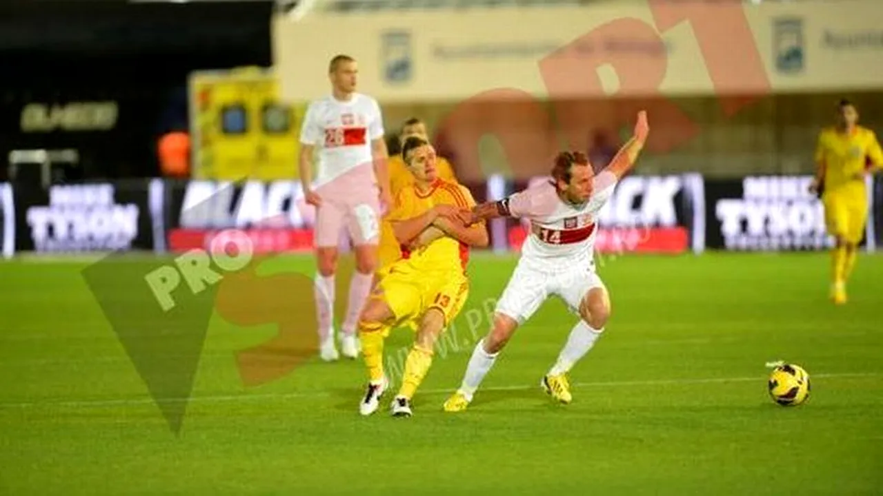 ROMÂNIA-POLONIA 1-4, într-un meci amical