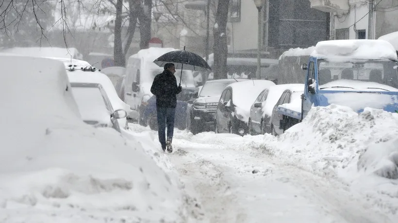 VREMEA. Avertizare METEO pentru întreaga țară. Urmează 14 ore de ninsori și 3 zile de ger 