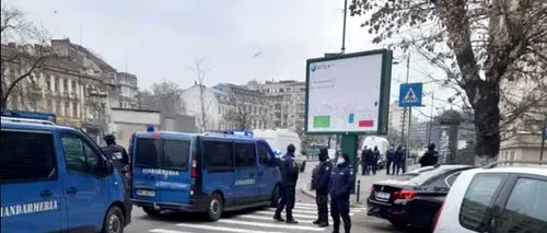 FOTO | Alerta cu bombă la Curtea de Apel București a fost falsă. Polițiștii îl caută pe cel care a dat apelul la 112