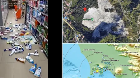 Val de cutremure de o intensitate rară în Italia / Unde s-a înregistrat CEL MAI PUTERNIC seism din ultimii 40 de ani