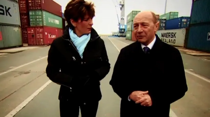 Președintele Traian Băsescu, ghid pentru CNN în portul Constanța, începând cu 23 mai