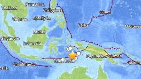 Cutremur cu magnitudinea de 7,1 în estul Indoneziei