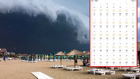 Meteorologii Accuweather au modificat prognoza. Temperaturi bizare în luna iulie în Mamaia, Vama Veche și Eforie Nord