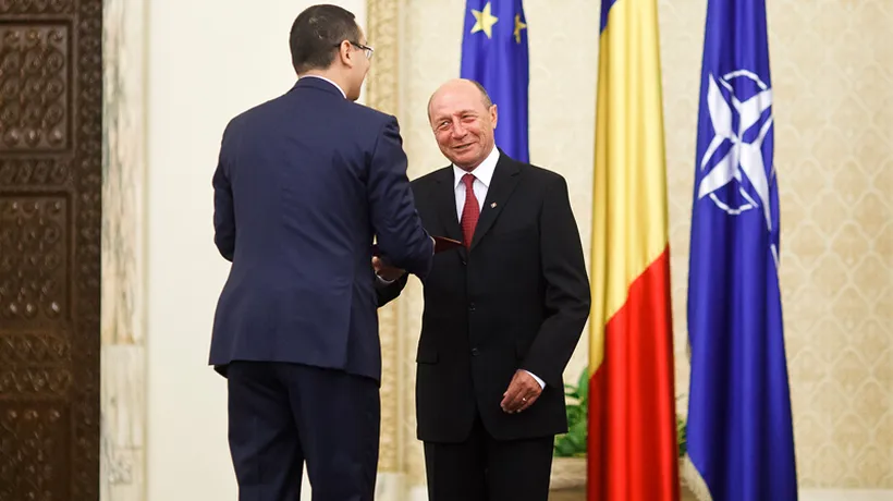 Ponta recunoaște că a semnat un pact cu Băsescu miercuri, la Cotroceni, în prezența lui Antonescu și Dragnea