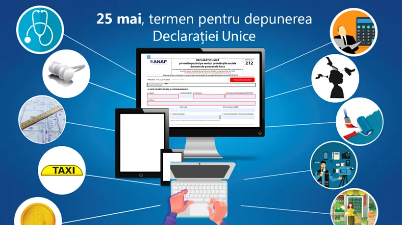 ANAF anunță ce AMENZI riscă românii care nu depun declarația unică. Termen limită, 25 mai
