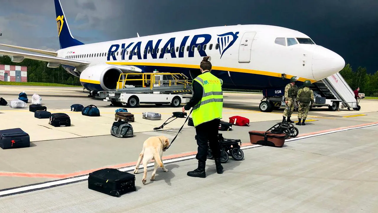 „Amenințarea cu bombă” invocată de autoritățile din Belarus a venit la 24 de minute după deturnarea avionului