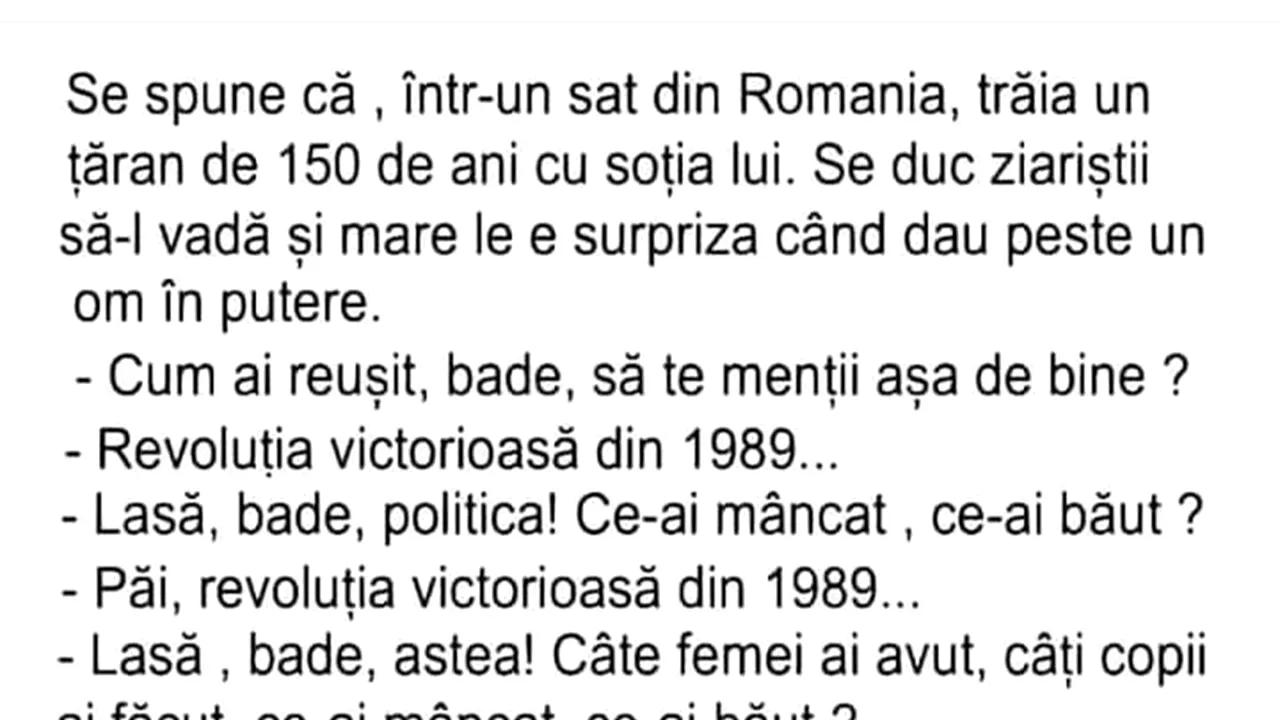 Bancul de duminică | Țăranul nemuritor și revoluția glorioasă din 1989