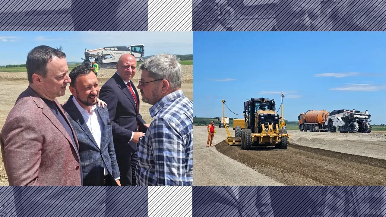 Autostrada Moldova prinde contur, anunță CNAIR. Pe anumite sectoare execuția a trecut de 30%