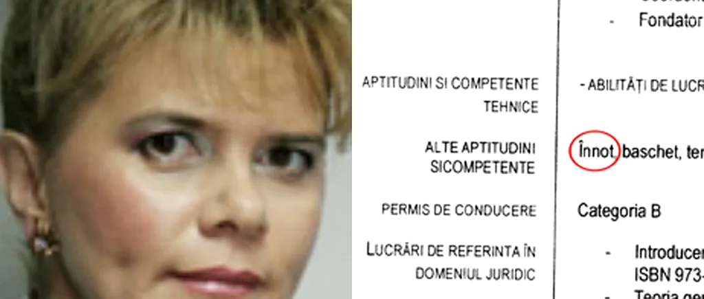 Cum poate să scrie noul ministru al Educației. Câte greșeli sunt în CV-ul prof. univ. dr. Corina Dumitrescu, rectorul de la Dimitrie Cantemir