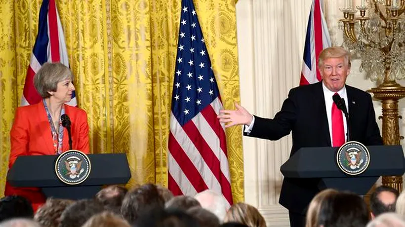 Schimb dur de replici  între Donald Trump și Theresa May. Președintele american atacă premierul britanic după criticile primite referitor la postările pe Twitter