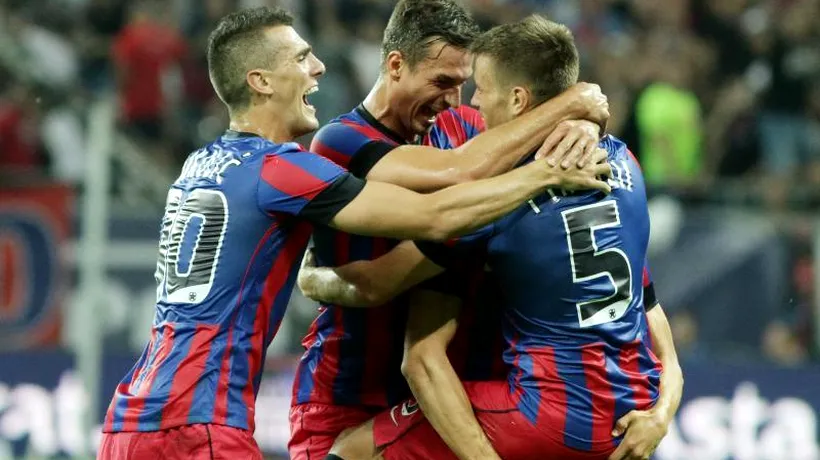 Steaua a învins FC Vaslui, scor 1-0, în Liga I