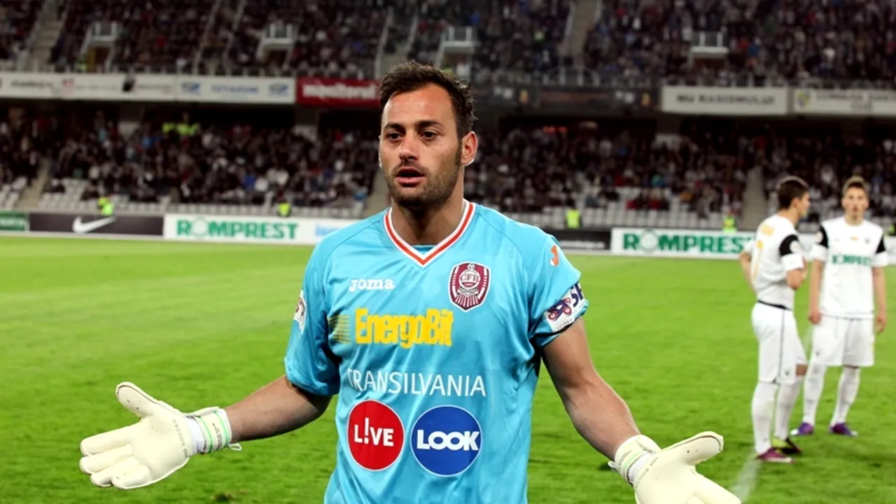 CFR CLUJ CAMPIOANĂ. Un suporter al U Cluj a încercat să-l lovească pe Beto