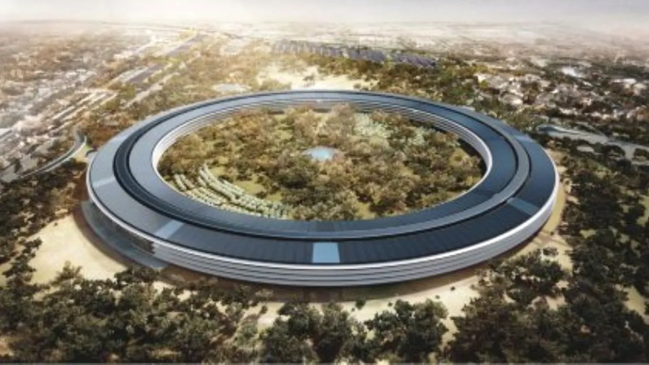 GALERIE FOTO. Cum va arăta noul sediu Apple, ultimul proiect al lui Steve Jobs