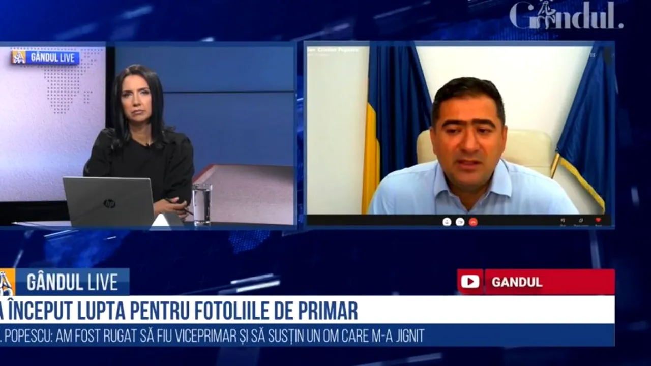 GÂNDUL LIVE. Dan Cristian Popescu, viceprimarul Sectorului 2, despre candidatura la funcția de primar: „Nu puteam să las sectorul să se întoarcă în urmă cu 20 de ani!”