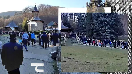 Pelerinaj în plină pandemie la mormântul lui Arsenie Boca: Credincioșii parcă au uitat de COVID-19 - FOTO