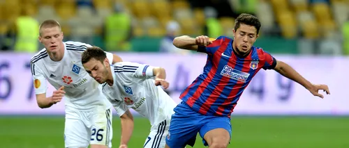 STEAUA - DINAMO KIEV 0-2. Campioana României părăsește Europa League
