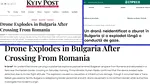Ce scrie presa din Ucraina despre drona care a explodat în Bulgaria, lângă granița cu România
