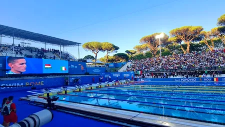 Steagul României nu a apărut la premierea lui David Popovici. Ce drapele au fost afișate pe ecran