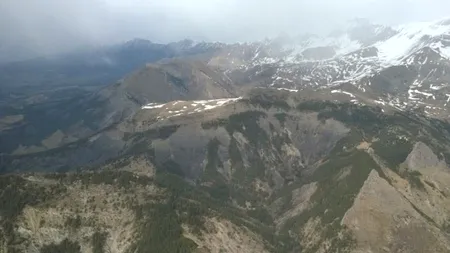 Primele imagini de la locul prăbușirii avionului Germanwings