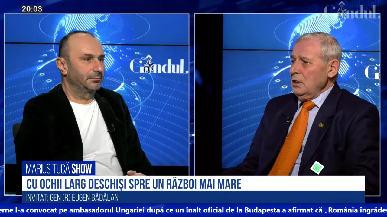 VIDEO | Gen. (R) Eugen Bădălan: „Războiul a intrat într-o perioadă dilematică. Ucraina nu poate câștiga această confruntare”