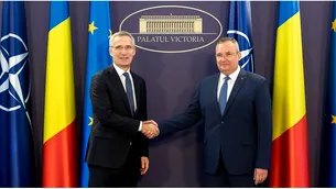 VIDEO | Secretarul general NATO, primit la Palatul Victoria de Nicolae Ciucă