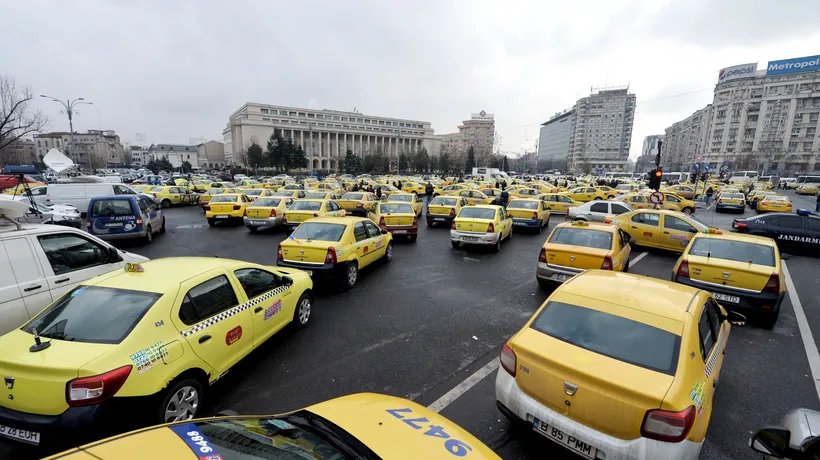 PROTESTUL taximetriștilor din București vine cu RESTRICȚII de circulație. Care sunt rutele OCOLITOARE