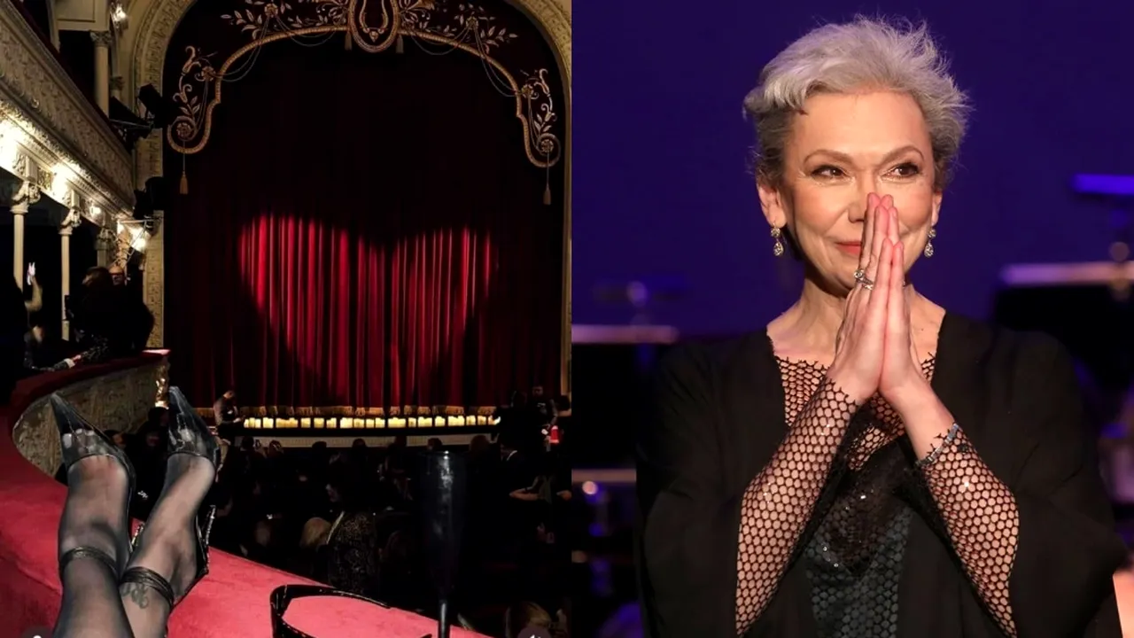 Oana PELLEA după ce Alina Ceușan și-a urcat picioarele pe balustrada Teatrului ODEON Prost gust vulgaritate. Reacția influenceriței 