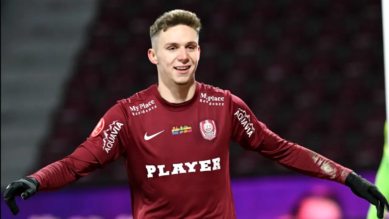 Louis Munteanu la FCSB? Gigi Becali a anunțat, după calificarea în grupele Europa League, că a mărit oferta pentru superatacantul de la CFR Cluj