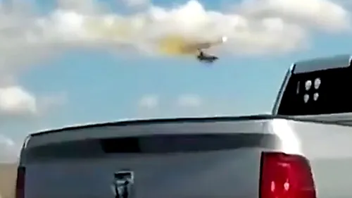 Privește: Momentul când un pilot s-a catapultat, cu puțin timp înainte ca avionul F-16 pe care îl pilota să se prăbușească -VIDEO