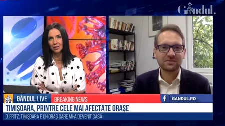 GÂNDUL LIVE. Dominic Fritz, primarul ales al Timișoarei: Nu mai avem locuri la ATI! Spitalul Covid este foarte încărcat cu cazuri ușoare