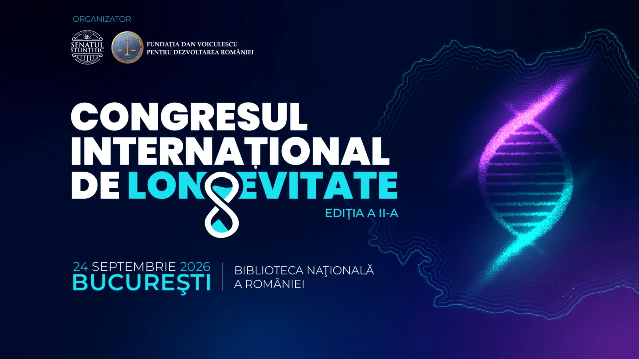 În luna septembrie, România devine centrul mondial al științei longevității: la București se organizează Congresul Internațional de Longevitate