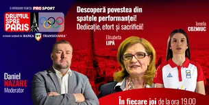 Elisabeta Lipă și Ionela Cozmiuc sunt invitatele emisiunii ‘’Drumul spre Paris’’, o emisiune moderată de jurnalistul Daniel Nazare