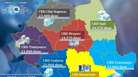 A noua tranșă de vaccin Pfizer BioNTech va ajunge astăzi în România. Câte doze primim