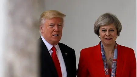 Donald Trump a sunat-o pe Theresa May după atentatul din Manchester. Mesajul președintelui american