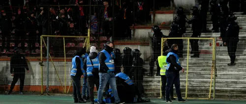FOTO | Amenzi de peste 10.000 de lei, date de Jandarmerie, în urma incidentelor de la derby-ul dintre Dinamo-FCSB