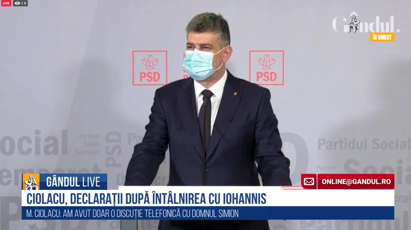 Ciolacu îi arată pisica lui Iohannis. „PSD și AUR au 47% în Parlament!”