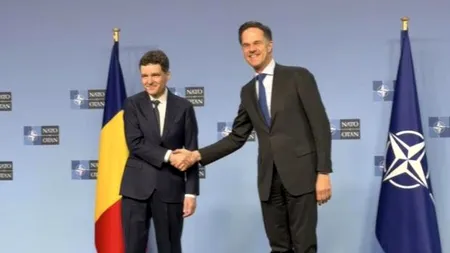 Nicușor Dan și Mark Rutte, întâlnire la sediul NATO din Bruxelles: ”Au fost acțiuni în ultimele zile care au arătat că NATO e pregătită să intervină”