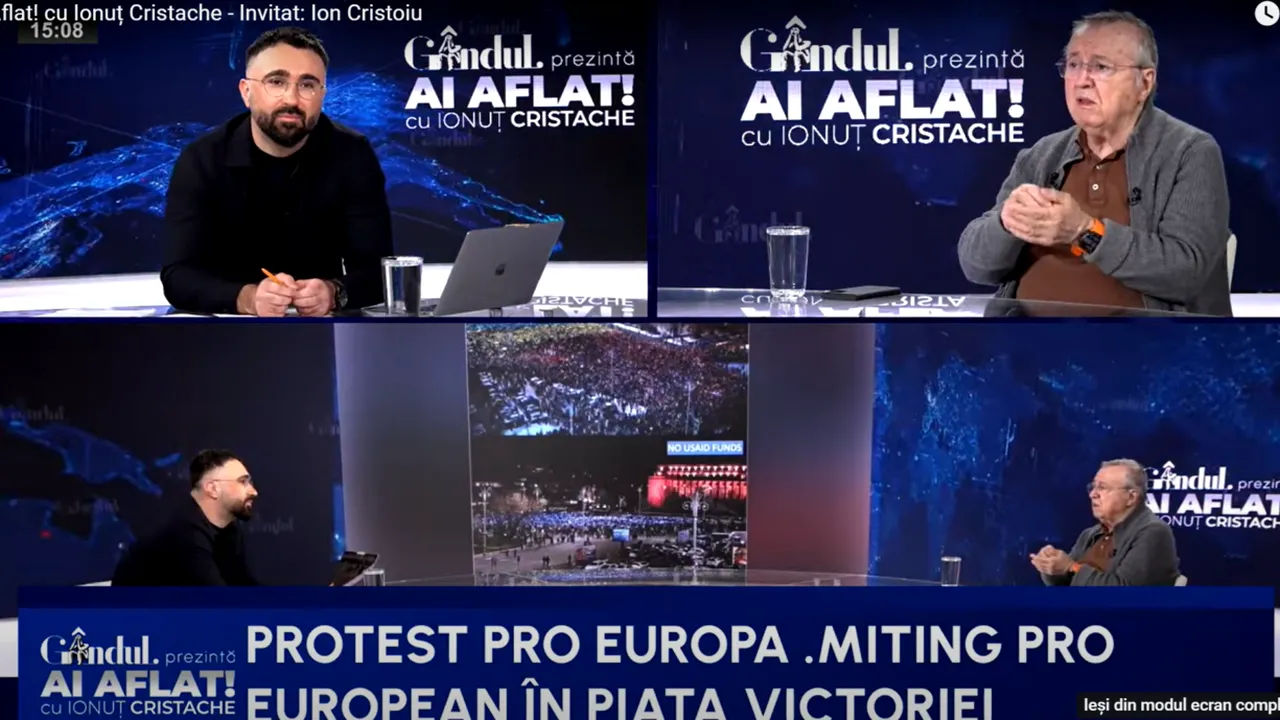 Ion Cristoiu: Tema centrală a alegerilor va fi cine-i cu Rusia. Până acum, nu văd nicio temă