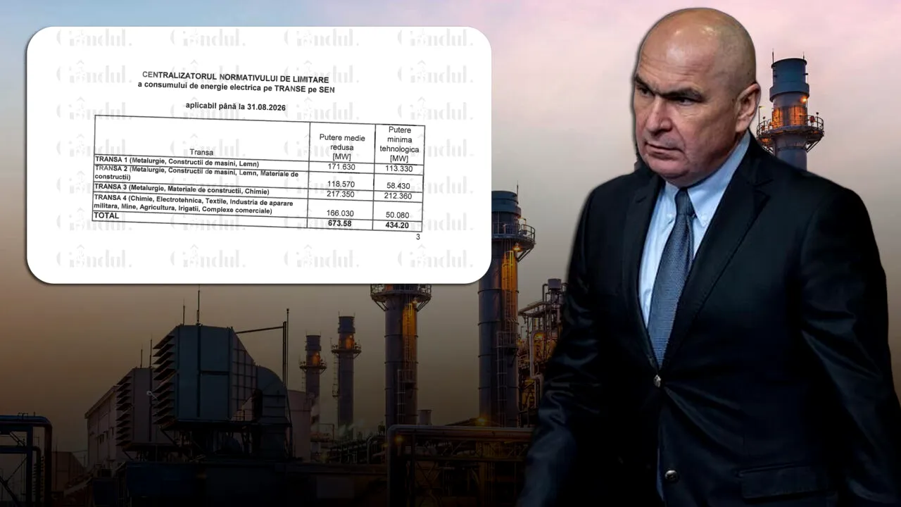 Gândul publică celebra Anexa 3, care i-a încăierat pe Bogdan Ivan și Ilie Bolojan – lista celor 300 companii vizate de deconectarea de la curent în caz de forță majoră. Coloșii industriali sunt primii vizați, dar nici companiile mici nu scapă